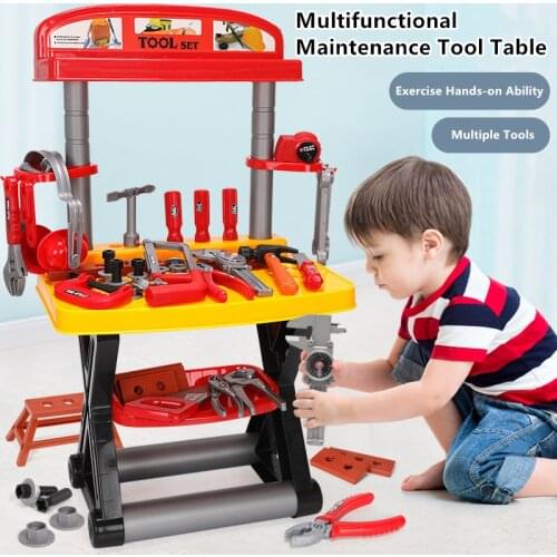 Toolbox Children’s Play House Toys Simulation Repair Tool With Suitcase Parent-child Interaction Role Playing Educational Toys