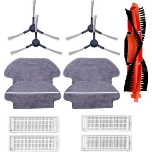 Parts for Xiaomi Robot Main Brush Side Brush Hepa Filter Mijia STYJ02YM for Conga 3490 for Viomi V2 PRO V3 SE V-RVCLM21B