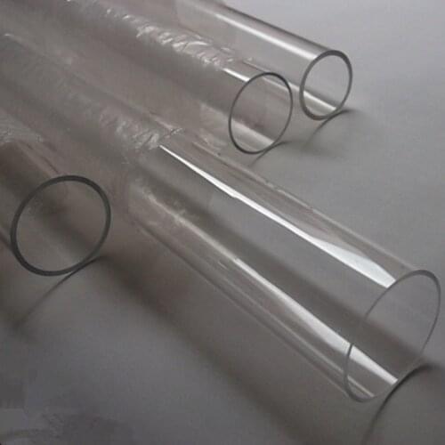 10pcs OD50x2x1000mm Acrylic Transparent Pipe Clear Extruded Pmma Plastic Pipe Home Improvement Building Materials LampshadeS