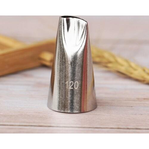 #120 Rose Petal Cream Piping Nozzles Pastry Fondant Icing Tips Baking Tools Cake Decorating Bakeware