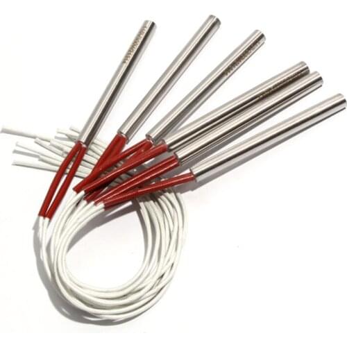 5PCS 12mm Diameter 62~75mm Length 304SUS High Density Single-End Heater 110/220/380V 230/240/250/260/280W Electric Heating Mould