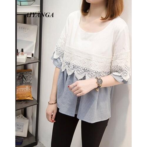 AIYANGA Short Sleeve Blouses