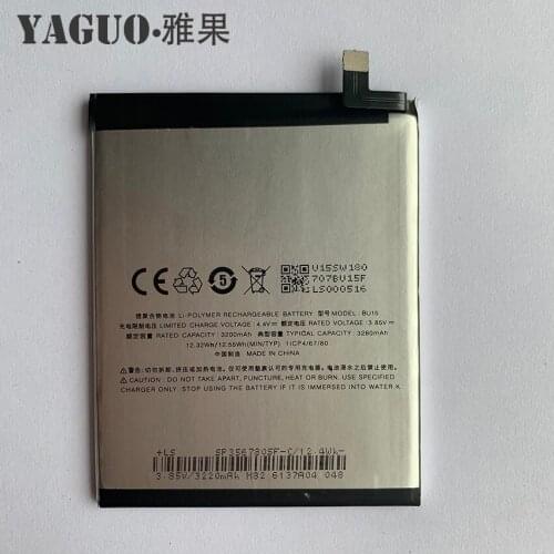 100% High Quality Original BU15 Battery For Meizu u20/U685q /U685C /U685M 3260Mah Batterie Bateria Smart Phone