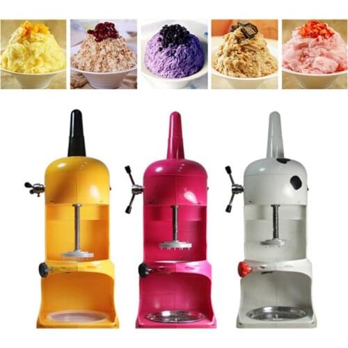 Automatic snow ice shaver block shaving machine ice crusher widely used ice crushing machine for household