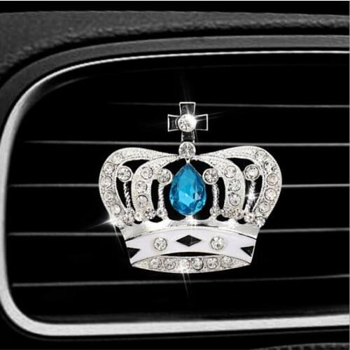 An crown Style car air freshener perfume bottle diffuser in the car auto Air conditioner outlet vent air Perfume clip