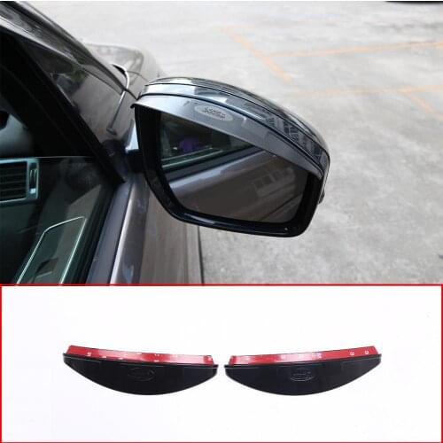 2pcs/set ABS plastic Side Rearview mirror 3D Rain Eyebrow Trim For Land Rover Discovery Sport L550 2020 Car Exterior Accessories