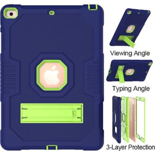 Tablet Case for iPad 10.2 inch 2019 8th 7th Gen A2197 A2200 A2198 Non-toxic Kids Safe 2 in 1 Heavy Duty Hybrid Protective Cover