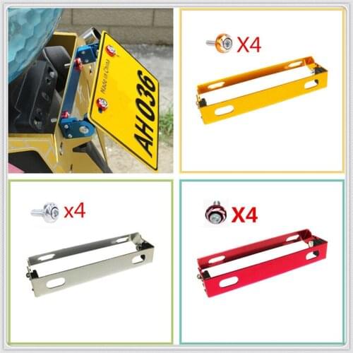 Motorcycle motorbike pitbike License Holder Mount Bracket Number Plate for YAMAHA XV 950 RACER TDM 900 MT-125 MT125 MT-01 V-MAX