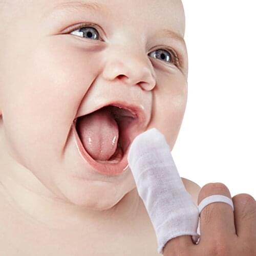 6 Pcs/set Baby Finger Brush Oral Cleaning Gauze Baby HOT Oral Cleaning Teeth For Baby Health Care For Boys Girl Health Hot Sale