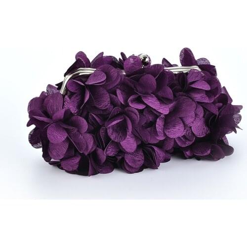 FIRMRANCH Female New Hydrangea Petal Designer Girl Sweet Dinner Mobile Phone Fairy Dress Luxury Brand Wedding Bag sacs de soirée