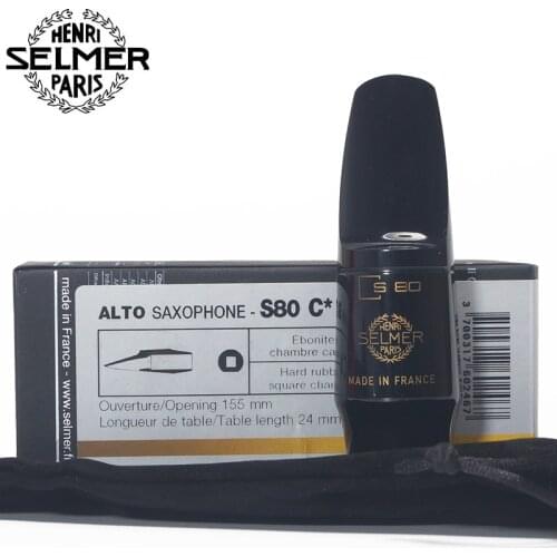 French Original Selmer S80 C * C * * alto saxophone mouthpiece bakelite Hard rubber material