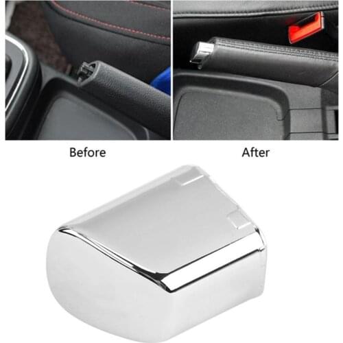 1pc Car Handbrake Lever Parking Button Cover Chrome Decoration Shell For Polo Cross 6Rd 711 333 A Car Styling Accessorie