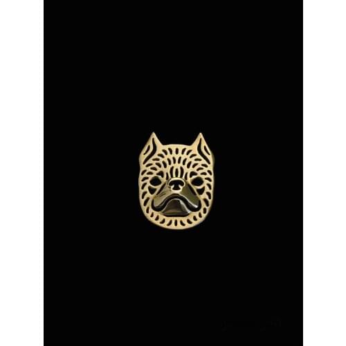 Trendy personalized Brussels Griffon brooches plate silver fashion jewelry