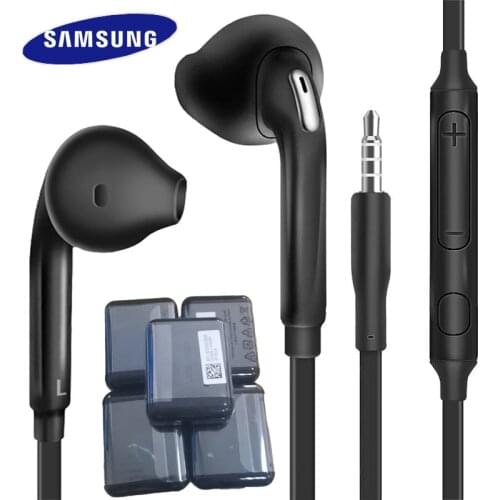 SAMSUNG Original Earphone EO-EG920 black Wholesale 5/10/15/20/50 Pieces Wired 3.5mm EG920 In-ear Headsets with Mic for Xiaomi