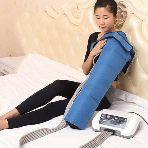 Pressotherapy Air Compression Leg Foot Massager Vibration Infrared Therapy Arm Waist Pneumatic Air wave pressure machine