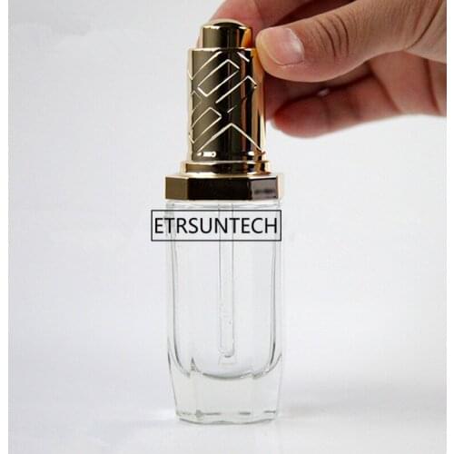 Empty 30ml Glass Bottle with Press Pump Bottle for Lotion Pot Cosmetic Emulsion Bottle F1987