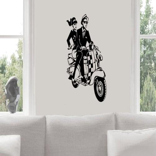 SCOOTER LARGE WALL STICKER WALL ART DECAL VINYL TRANSFER WALL PAPER HOME DECOR VINYL DW10999
