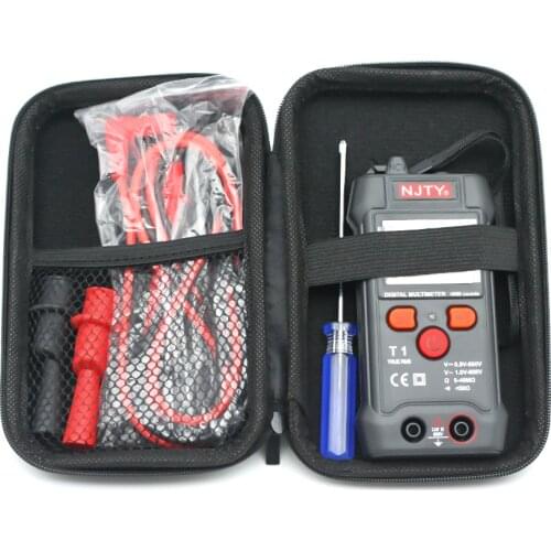 Multimeter Bag Tools Bag Test Leads Storage Box Portable Protective PVC Bag Carry Cover BOX