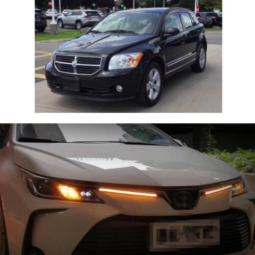 LED Daytime Running Light DRL Turn Signal Lamp For Dodge caliber colt dakota intrepid magnum neon nitro ram sprinter srt stratu