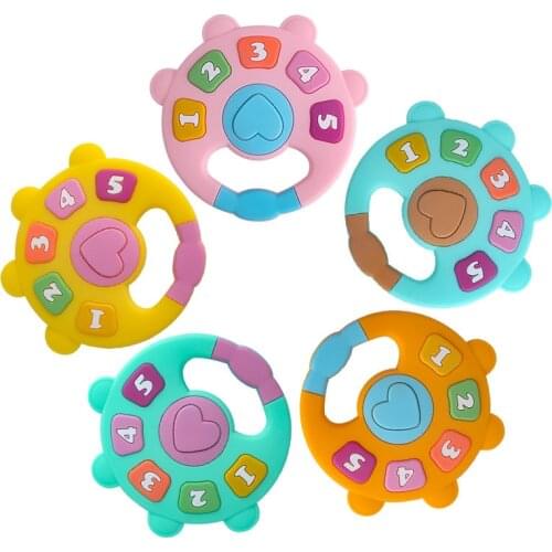 Molar Rod 1Pcs Teething Bite Toys Infant Toy Silicone Numbers Tooth Gum Baby Feeding Products Boy Girl Nice Gift