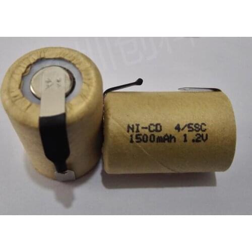 10PCS Nickel Cadmium 4/5SC 1.2V 1500mAh SC Battery SC Power Tool Hand Drill Equipment Power Battery