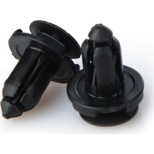 100pcs Auto Bumper Fastener 9mm Hole Rivet Retainer Push Cover Fender Car Door Trim Panel Clip Mr200300 For Mitsubishi Honda