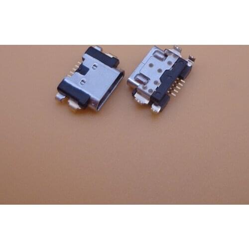 100X Micro USB Charging Port Charger socket Connector charging Dock plug Jack 5-pin Replacement repair For ZTE B2015 TOP Quality