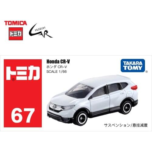 TAKATA TOMY TOMICA Diecast Alloy Car Tomica Toy Vehicles 67 HONDA CR-V SUV Model Collectibles