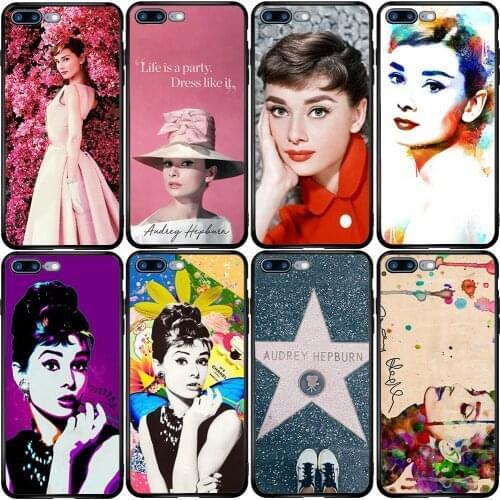 Phone Case for Xiaomi Redmi Note 9A 8 8T 7 6 7A 6A 5A 5 A1 A2 A3 Pro Max Plus Lite Audrey Hepburn I Believe in Pink