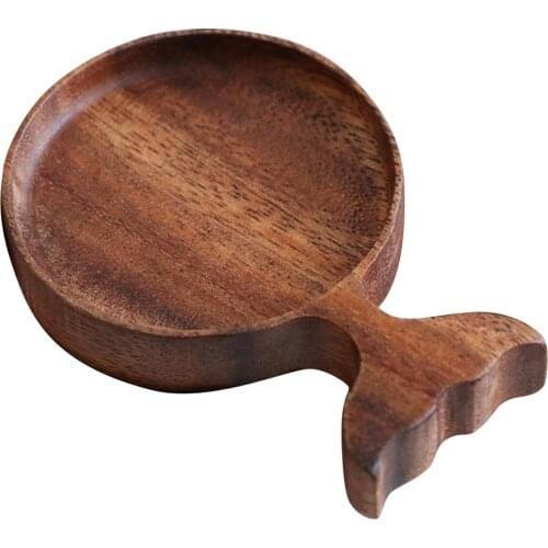 Wooden Sauce Plate Japanese Sauce Dish Fish Shaped Dipping Sauce Bowl Home Kitchen Party Small Vinegar Taste Board Snack Plate