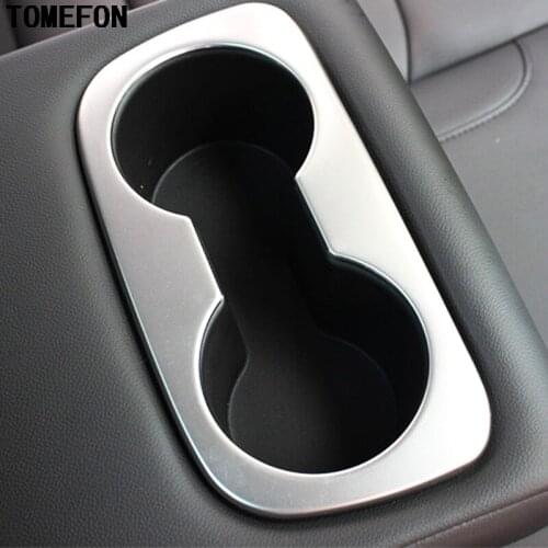 Stainless Steel Auto Rear Seat Glass Cup Holder Water Bottle Cup Placement Organizer 1Piece For Chevrolet Cruze 2017 2018