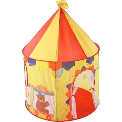 Kids Tent Toy Circus Clown Yurt Game House Ocean Ball Pool Play House Portable Folding Princess Castle Baby Photography Props