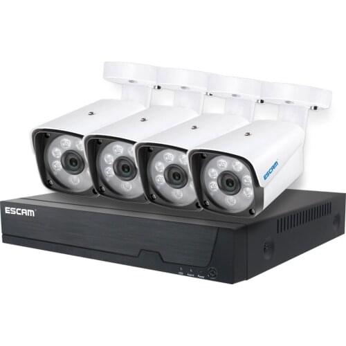 ESCAM PVR602 3MP 1080P 8CH POE IP Camera NVR Kit