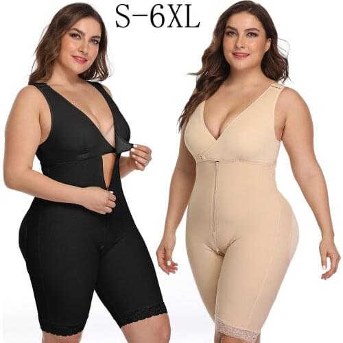 Women Slimming Shapewear Plus Size Full Body Shaper Waist Trainer Corset Seamless Butt Lifter Faja Moldeadora Binder S-6XL