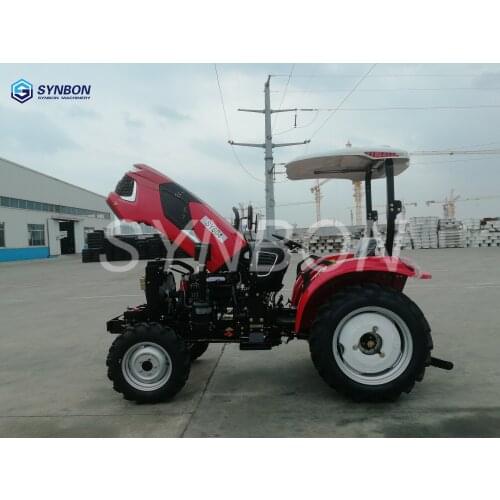 SYNBON new 60hp 4WD multifunctional tractor high power farm hydraulic tractor multiple auxiliary tools agriculture machinery