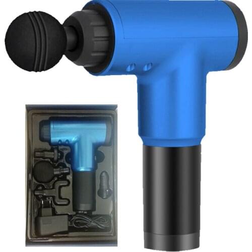 Muscle Massage Gun High frequency vibration Big battery Pain Relief Electric Therapy Gun Deep pressure neck back massager