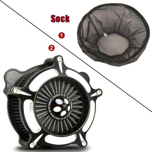 Fit For Harley 1996-2003 XL1200S Sportster Sport XL883 IRON 883 1991-2020 Rain Socker Cover Turbine Air Cleaner Intake Filter Gr
