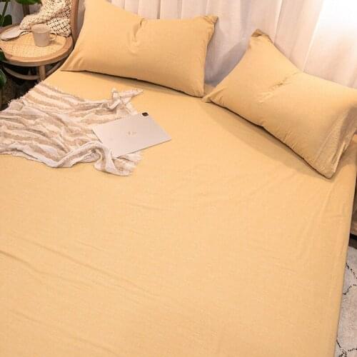 Pure cotton Bed Sheet+2Pcs Pillow Cases 2021 Decor Home Textile Bedding Coverlet Flat Sheet Flower Bed Cover Soft Warm Bed sheet