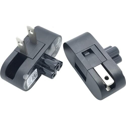 Duckhead AC power plug adapter for Dell XPS13 XPS 13 2015 laptop power adapter Venue 11 Pro 5130 7130 7139 7140 3 to 2 Pin Plug