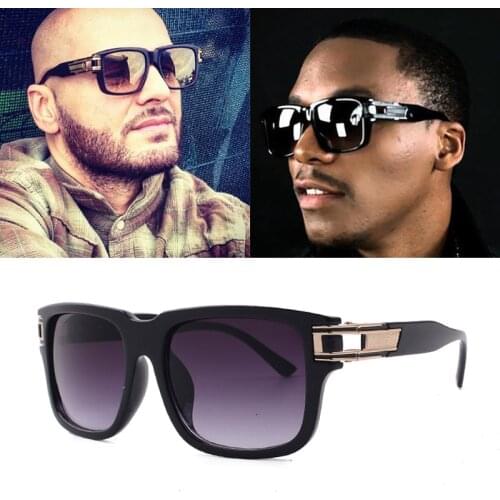 AOZE2020fashion Vintage Oversized Men luxury Brand designer Large frame men sunglasses Gradient lenses gafas de sol hombre UV400