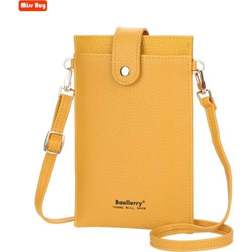 Crossbody Hasp Cell Phone Shoulder Bag Mobile Phone Bag Fashion Daily Use Card Holder Mini Summer Shoulder Bag for Women Wallet