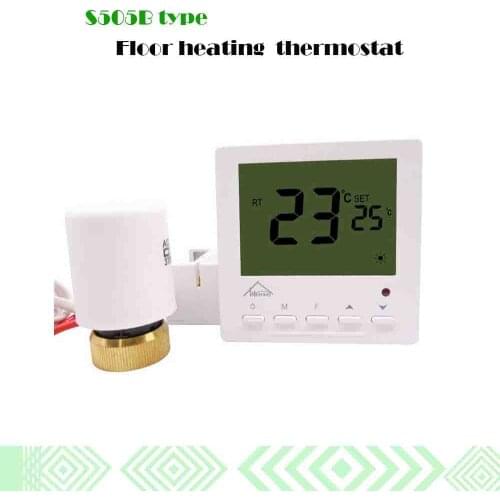 Underfloor heating Thermal Electric Actuator thermostat Warm Floor with Manifold valve control