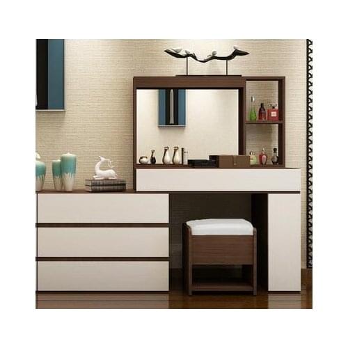 Dressing table bedroom storage cabinet integrated simple modern economical assembly net red makeup table ins style dressing tabl