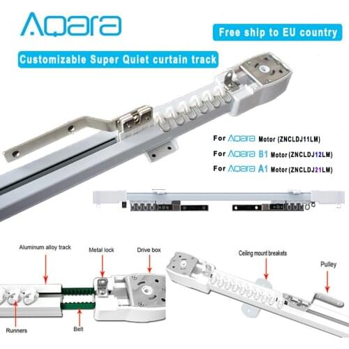Aqara Electric Smart Curtain Rails Control System Customize curtain track for Aqara/AqaraA1/B1 Mijia Smart curtain Motor