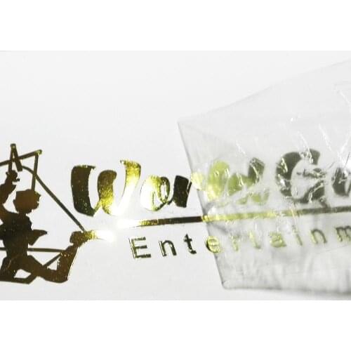 Custom order Hollow out metallic sticker, shining gold or silver metal, strong back glue, separated film cover, Item No. CU48