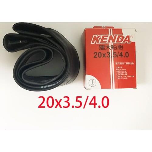 2PCS Kenda Bike Inner Tube 20*3.5 20*4.0 ATV tyre beach bicycle tire tube city fat tyres snow bike tires Schrader inner tubes