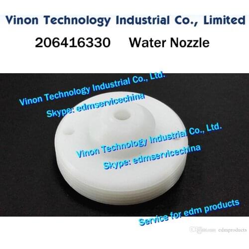 2pcs/lot) 206416330 edm Water Nozzle Lower Ø5mm, 641.633.0. edm nozzle for ROBOFIL 2030TW,4030TW,6030TW wirecut edm machine