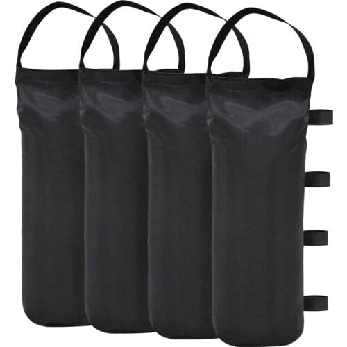 4pcs Parasol Bases, Portable Parasol Umbrella Stand Base Weight Bags Detachable Wind-Proof Fixing Sandbags for Outdoor Beach