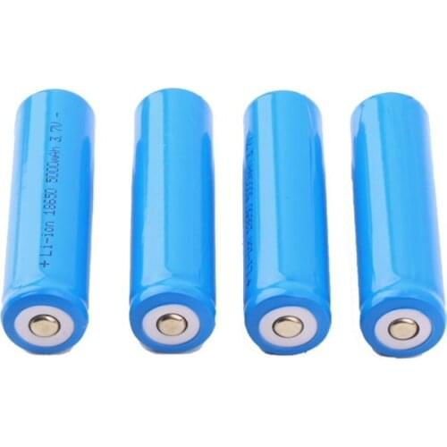 18650 Battery 3.7V 5000mAh Capacity Li-ion Rechargeable Battery For Flashlight Torch headlight camping light Battery