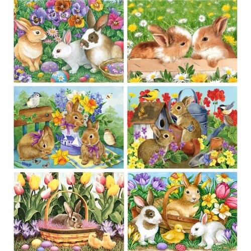 5D DIY Diamond Painting Farm Landscape House Full Drill Mosaic Art Diamond Embroidery Wall Decorations Handmade Gift